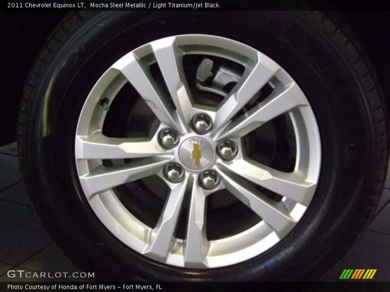 Mocha Steel Metallic / Light Titanium/Jet Black 2011 Chevrolet Equinox LT
