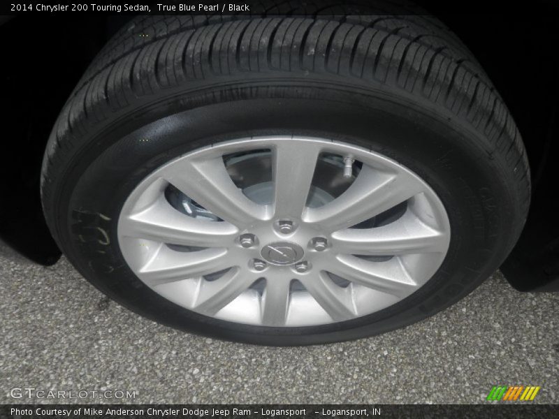 True Blue Pearl / Black 2014 Chrysler 200 Touring Sedan
