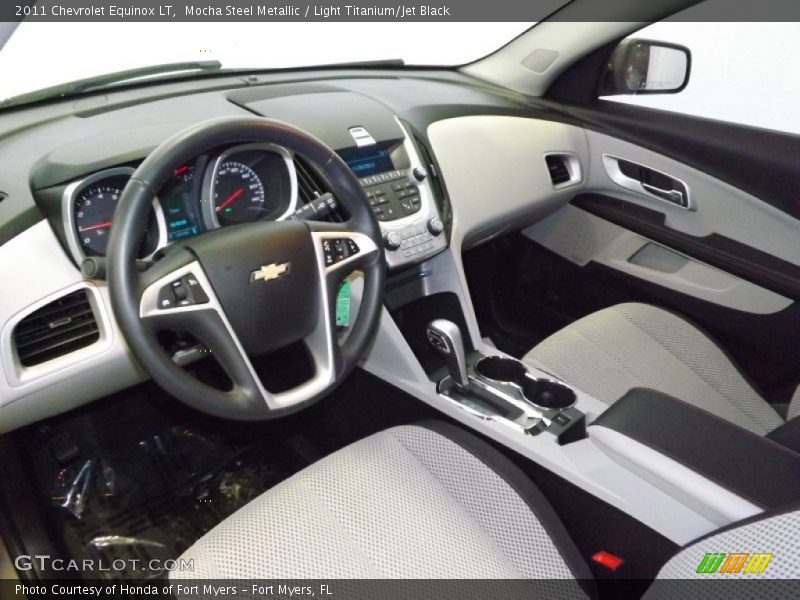 Mocha Steel Metallic / Light Titanium/Jet Black 2011 Chevrolet Equinox LT