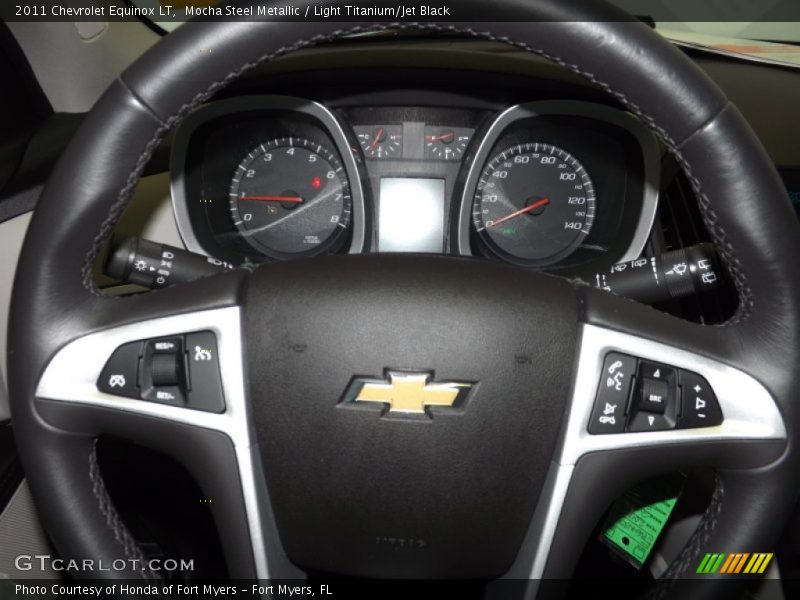 Mocha Steel Metallic / Light Titanium/Jet Black 2011 Chevrolet Equinox LT