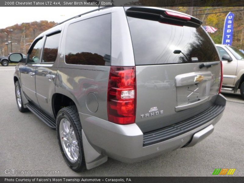 Silver Birch Metallic / Ebony 2008 Chevrolet Tahoe LTZ 4x4