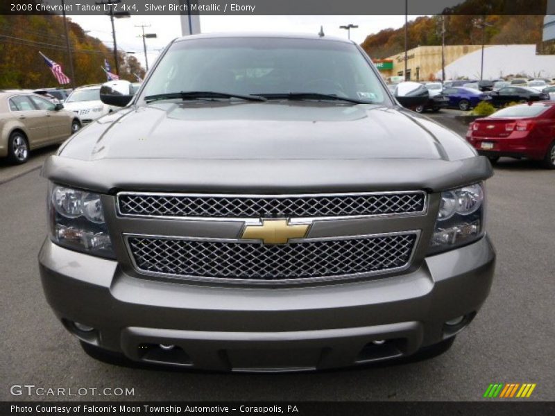 Silver Birch Metallic / Ebony 2008 Chevrolet Tahoe LTZ 4x4