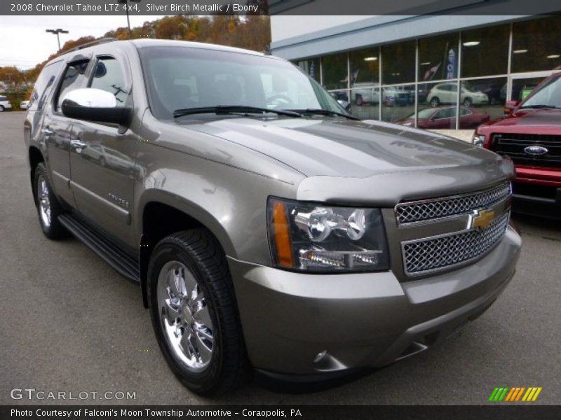 Silver Birch Metallic / Ebony 2008 Chevrolet Tahoe LTZ 4x4