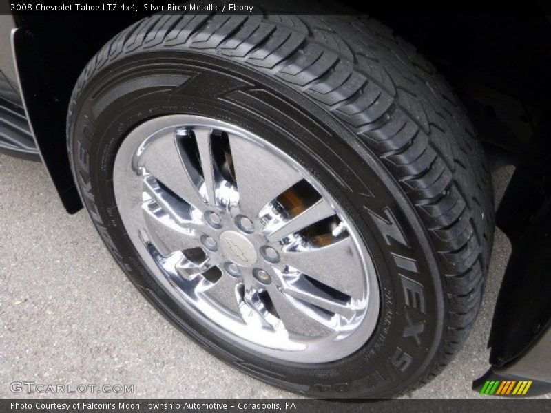 Silver Birch Metallic / Ebony 2008 Chevrolet Tahoe LTZ 4x4