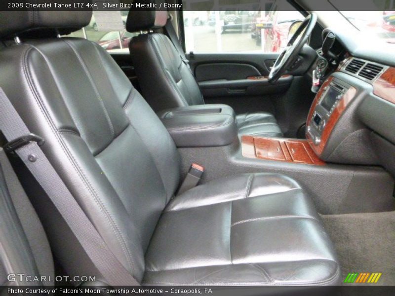 Silver Birch Metallic / Ebony 2008 Chevrolet Tahoe LTZ 4x4