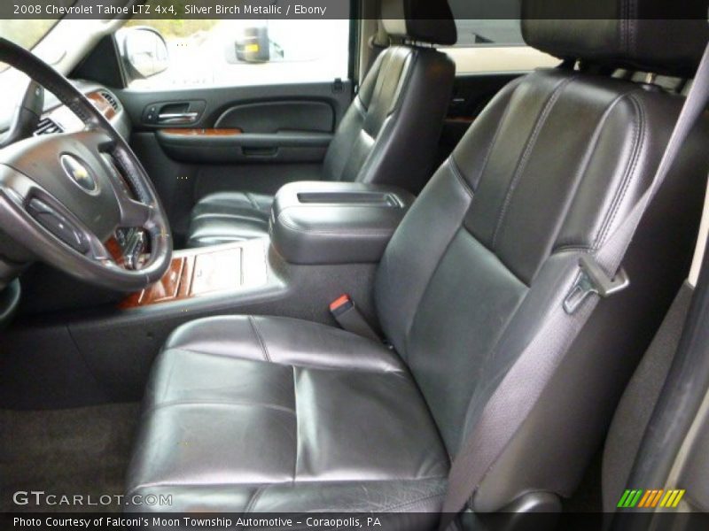 Silver Birch Metallic / Ebony 2008 Chevrolet Tahoe LTZ 4x4