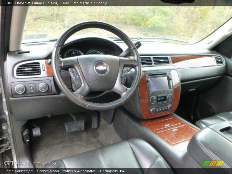 Silver Birch Metallic / Ebony 2008 Chevrolet Tahoe LTZ 4x4
