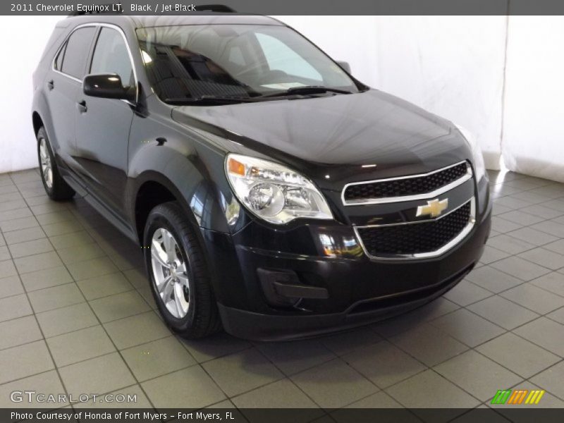 Black / Jet Black 2011 Chevrolet Equinox LT