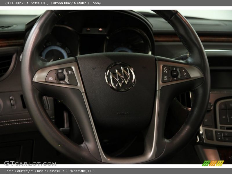 Carbon Black Metallic / Ebony 2011 Buick LaCrosse CXL