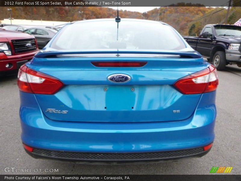 Blue Candy Metallic / Two-Tone Sport 2012 Ford Focus SE Sport Sedan