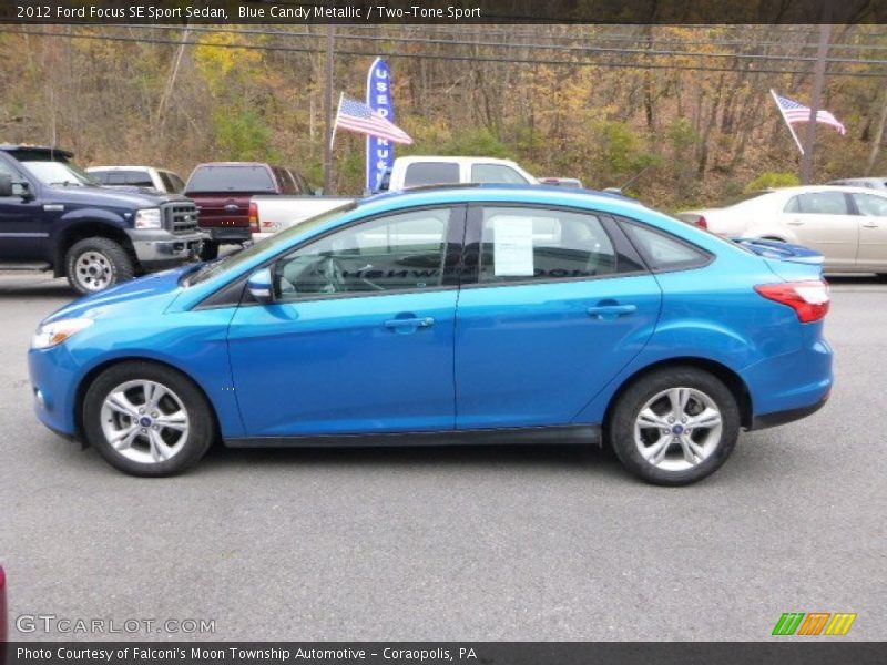 Blue Candy Metallic / Two-Tone Sport 2012 Ford Focus SE Sport Sedan
