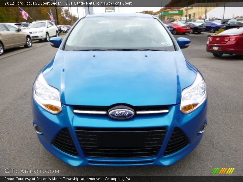 Blue Candy Metallic / Two-Tone Sport 2012 Ford Focus SE Sport Sedan