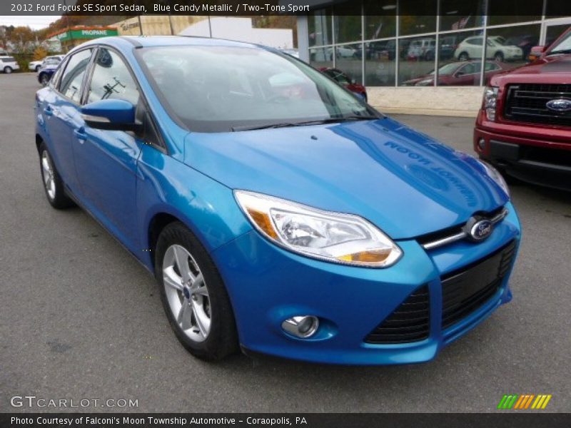 Blue Candy Metallic / Two-Tone Sport 2012 Ford Focus SE Sport Sedan