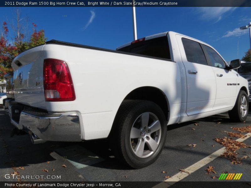 Bright White / Dark Slate Gray/Medium Graystone 2011 Dodge Ram 1500 Big Horn Crew Cab