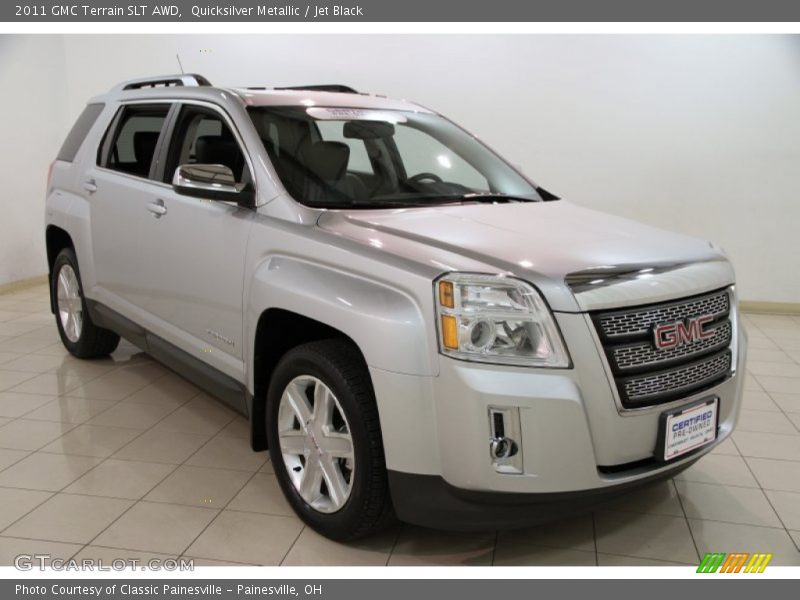 Quicksilver Metallic / Jet Black 2011 GMC Terrain SLT AWD