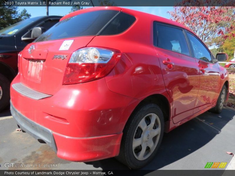 Radiant Red / Ash Gray 2010 Toyota Matrix 1.8