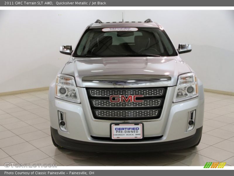 Quicksilver Metallic / Jet Black 2011 GMC Terrain SLT AWD