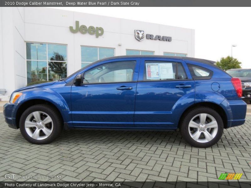 Deep Water Blue Pearl / Dark Slate Gray 2010 Dodge Caliber Mainstreet