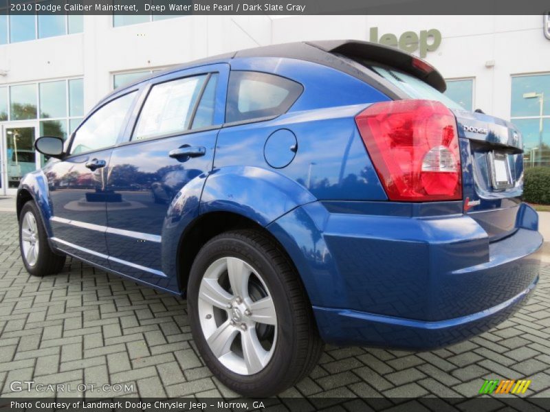 Deep Water Blue Pearl / Dark Slate Gray 2010 Dodge Caliber Mainstreet