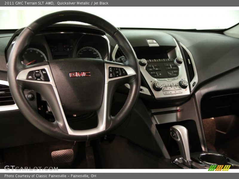 Quicksilver Metallic / Jet Black 2011 GMC Terrain SLT AWD