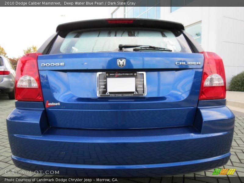 Deep Water Blue Pearl / Dark Slate Gray 2010 Dodge Caliber Mainstreet