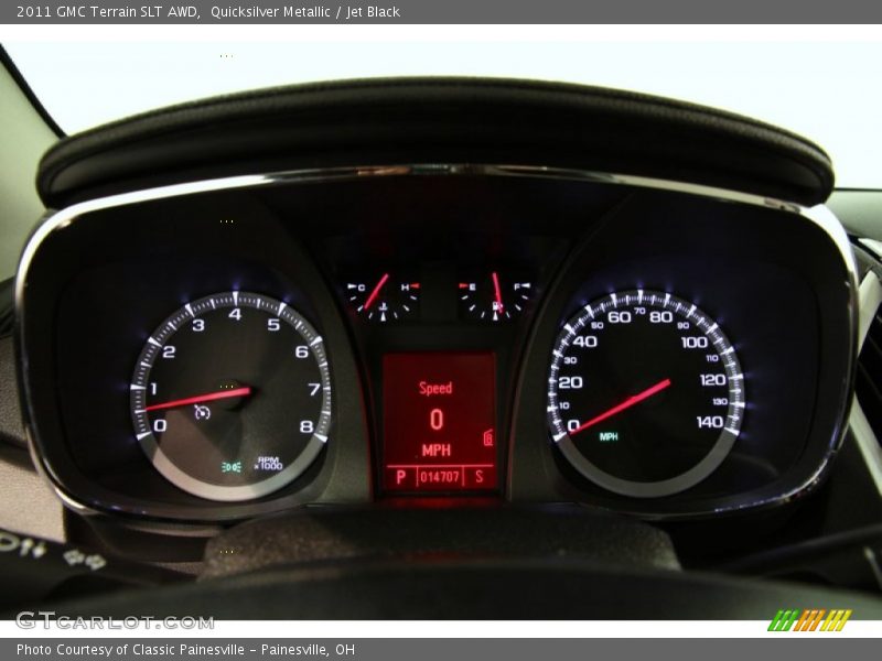 Quicksilver Metallic / Jet Black 2011 GMC Terrain SLT AWD