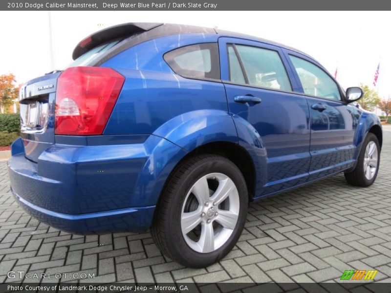 Deep Water Blue Pearl / Dark Slate Gray 2010 Dodge Caliber Mainstreet