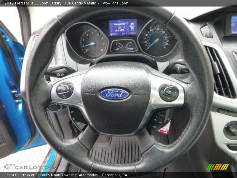 Blue Candy Metallic / Two-Tone Sport 2012 Ford Focus SE Sport Sedan