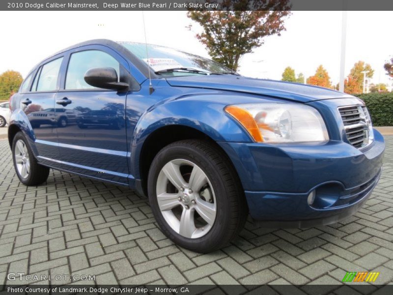 Deep Water Blue Pearl / Dark Slate Gray 2010 Dodge Caliber Mainstreet