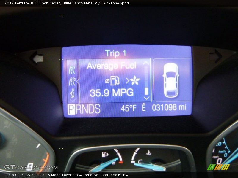 Blue Candy Metallic / Two-Tone Sport 2012 Ford Focus SE Sport Sedan