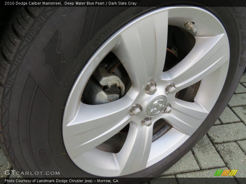 Deep Water Blue Pearl / Dark Slate Gray 2010 Dodge Caliber Mainstreet