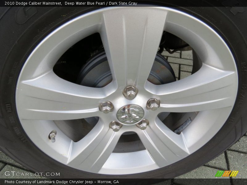 Deep Water Blue Pearl / Dark Slate Gray 2010 Dodge Caliber Mainstreet