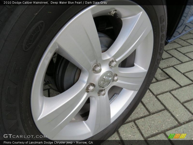 Deep Water Blue Pearl / Dark Slate Gray 2010 Dodge Caliber Mainstreet