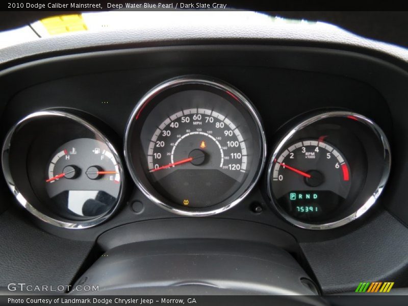 Deep Water Blue Pearl / Dark Slate Gray 2010 Dodge Caliber Mainstreet