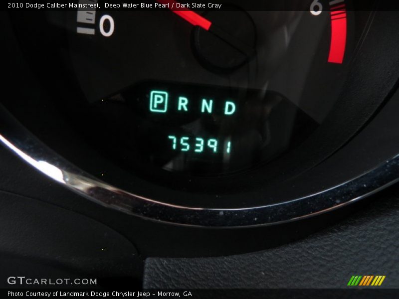 Deep Water Blue Pearl / Dark Slate Gray 2010 Dodge Caliber Mainstreet