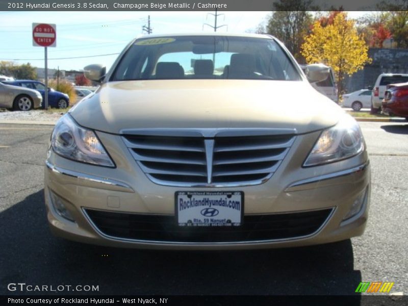 Champagne Beige Metallic / Cashmere 2012 Hyundai Genesis 3.8 Sedan