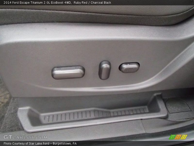 Ruby Red / Charcoal Black 2014 Ford Escape Titanium 2.0L EcoBoost 4WD
