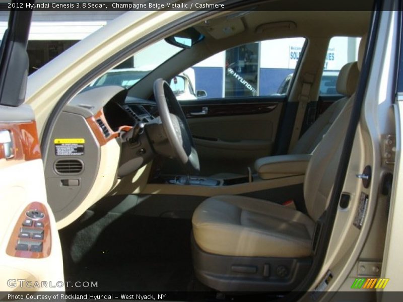 Champagne Beige Metallic / Cashmere 2012 Hyundai Genesis 3.8 Sedan