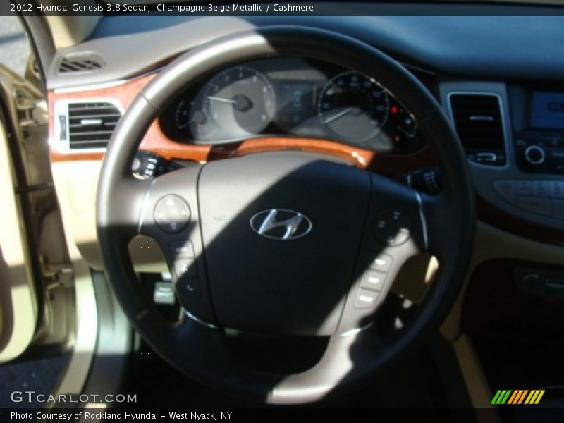 Champagne Beige Metallic / Cashmere 2012 Hyundai Genesis 3.8 Sedan