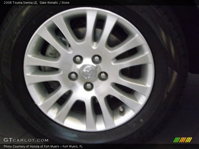 Slate Metallic / Stone 2008 Toyota Sienna LE