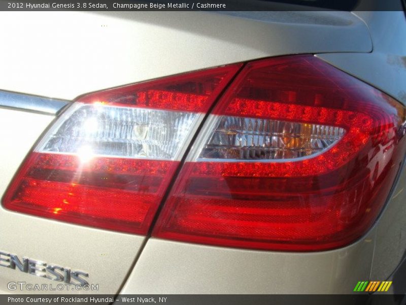 Champagne Beige Metallic / Cashmere 2012 Hyundai Genesis 3.8 Sedan