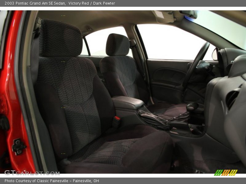 Victory Red / Dark Pewter 2003 Pontiac Grand Am SE Sedan