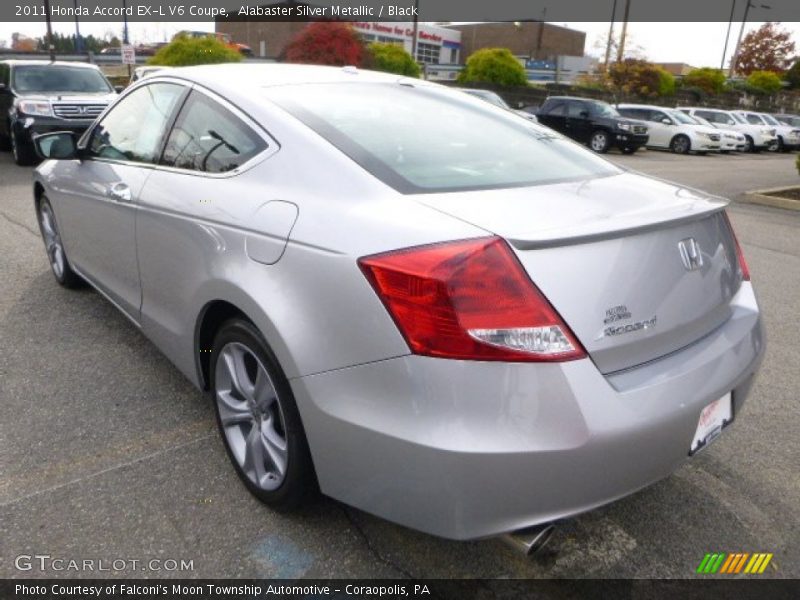 Alabaster Silver Metallic / Black 2011 Honda Accord EX-L V6 Coupe