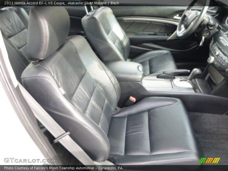 Alabaster Silver Metallic / Black 2011 Honda Accord EX-L V6 Coupe