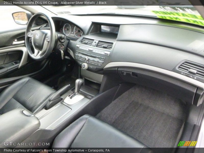 Alabaster Silver Metallic / Black 2011 Honda Accord EX-L V6 Coupe