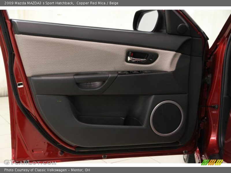 Copper Red Mica / Beige 2009 Mazda MAZDA3 s Sport Hatchback