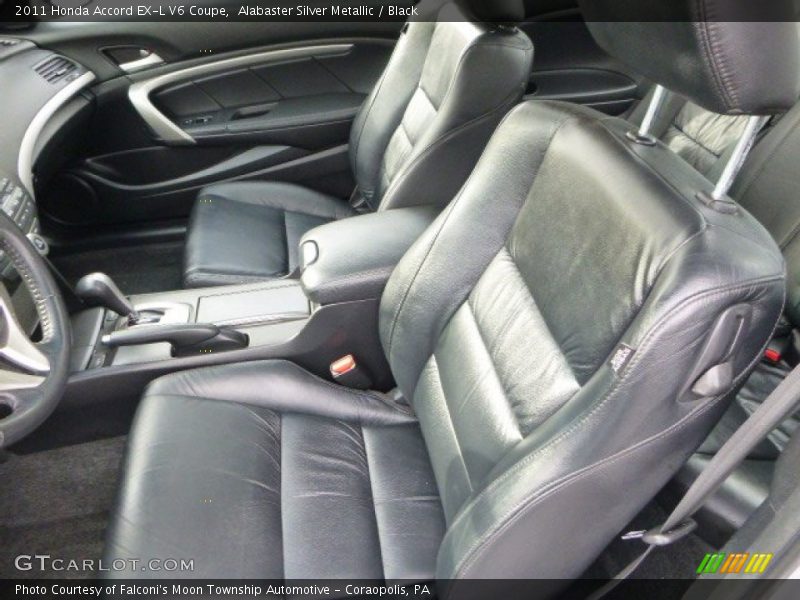 Alabaster Silver Metallic / Black 2011 Honda Accord EX-L V6 Coupe