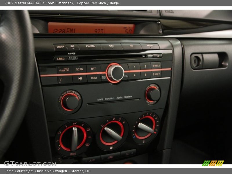 Copper Red Mica / Beige 2009 Mazda MAZDA3 s Sport Hatchback
