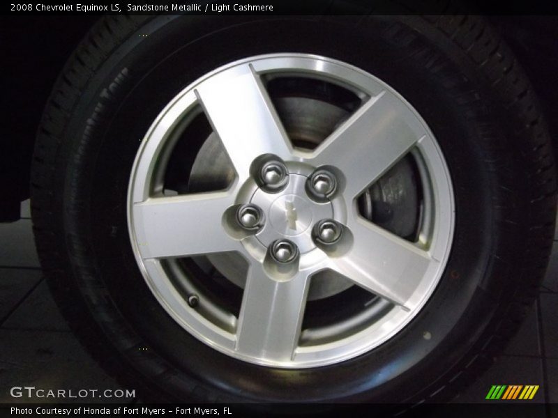 Sandstone Metallic / Light Cashmere 2008 Chevrolet Equinox LS