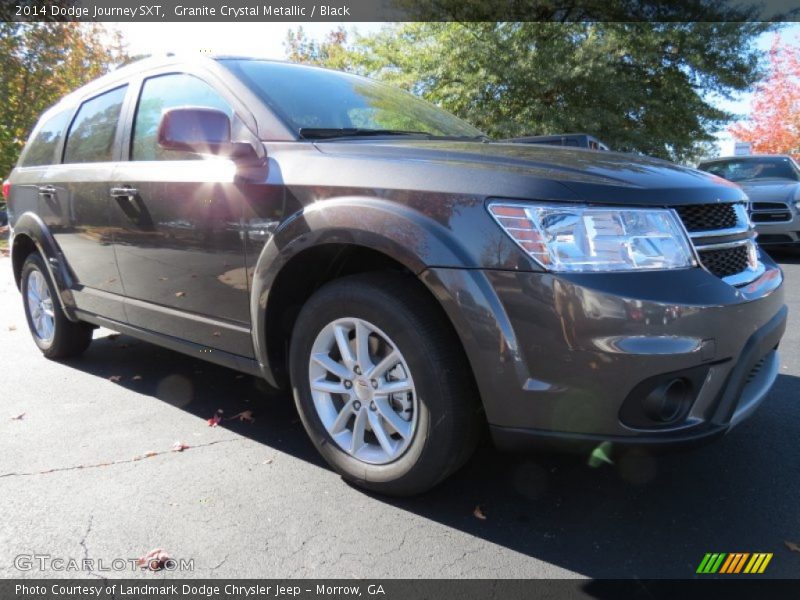 Granite Crystal Metallic / Black 2014 Dodge Journey SXT